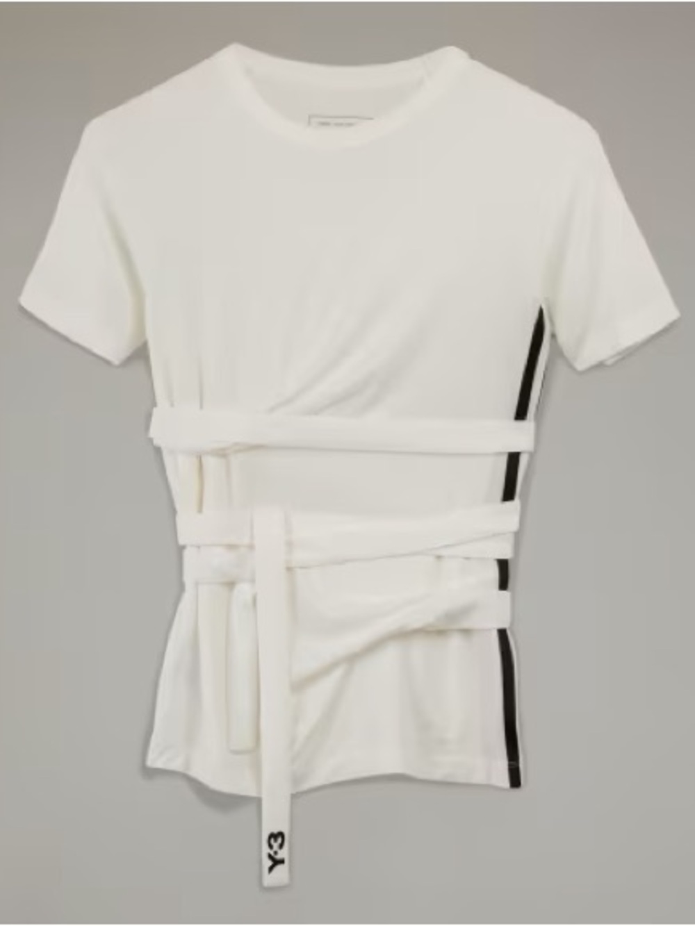 Y-3 Tencel Short Sleeve Wrap T-Shirt